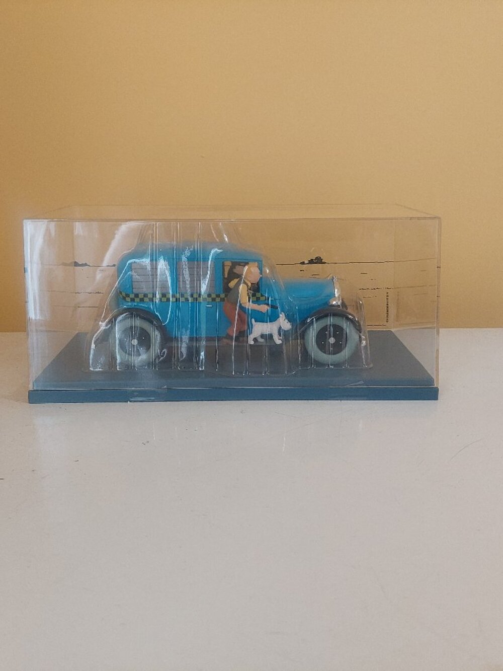 Vintage 1945 Chicago Tintin Taxi Checker 1/24 Rare Tintin Die-Cast Car Hergé's